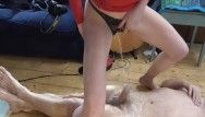 Outlandish pissing golden shower followed by deepthroat bj and cum in face hole