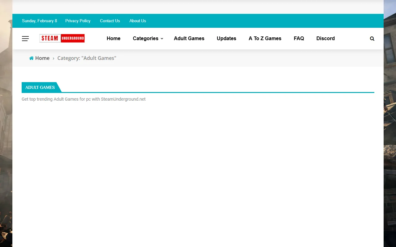 Screenshot: Steamunderground Screenshot of Steamunderground